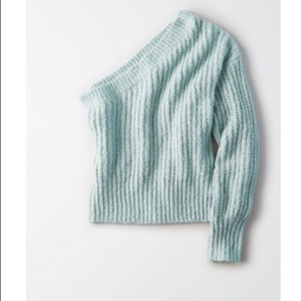 One shoulder pullover sweater (XS)
